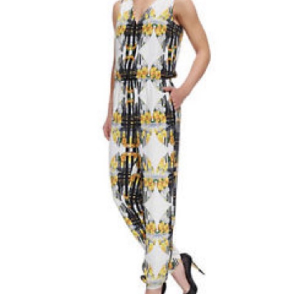 Rebecca Minkoff 100% Silk Jumpsuit
